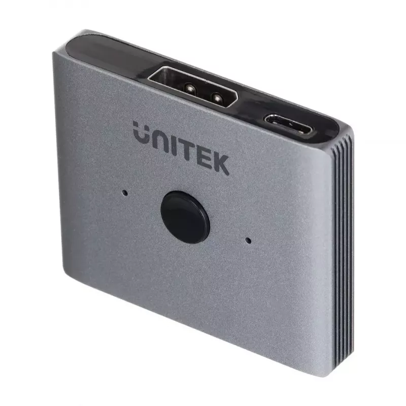 Unitek obojsmerný prepínač DP 1.4 8K 2-in-1 (MPN V1609A)