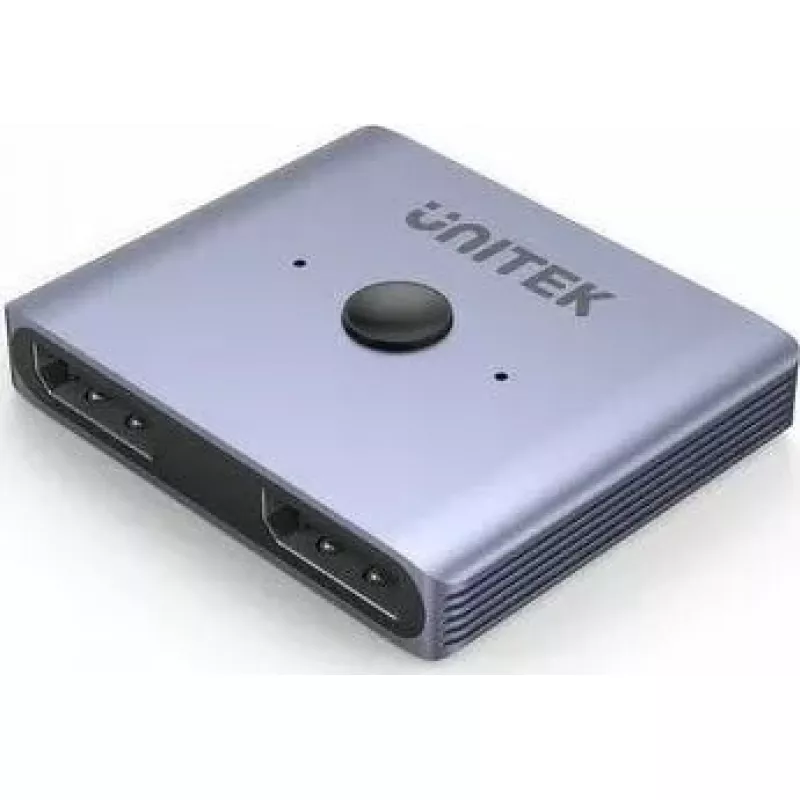 Unitek obojsmerný prepínač DP 1.4 8K 2-in-1 (MPN V1609A)