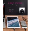 Nástenná nabíjačka ICY BOX 2-port USB Power Delivery rýchlonabíjanie čierna