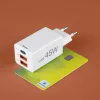 Hama 00201995 nabíjačka pre mobilné zariadenia smartphone biela AC rýchlonabíjanie interiér, exteriér