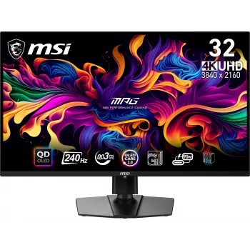 MSI MPG 321URX QD-OLED počítačový monitor 80 cm (31,5 palca) 3840 x 2160 pixelov 4K Ultra HD čierny