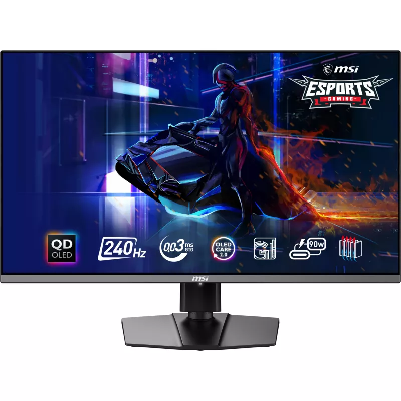 MSI MPG 321URX QD-OLED počítačový monitor 80 cm (31,5 palca) 3840 x 2160 pixelov 4K Ultra HD čierny