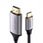 Ugreen 50570 video kábel adaptér 1,5 m USB C HDMI Type A (Standard) čierny