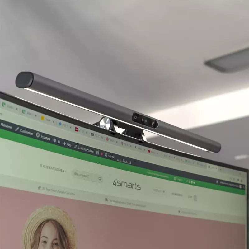 4smarts 2in1 LightBar Pro ABS strieborná 447g