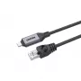 Sieťový kábel UNITEK C18148AGY01-3M RJ45 Cat6 3m čierny