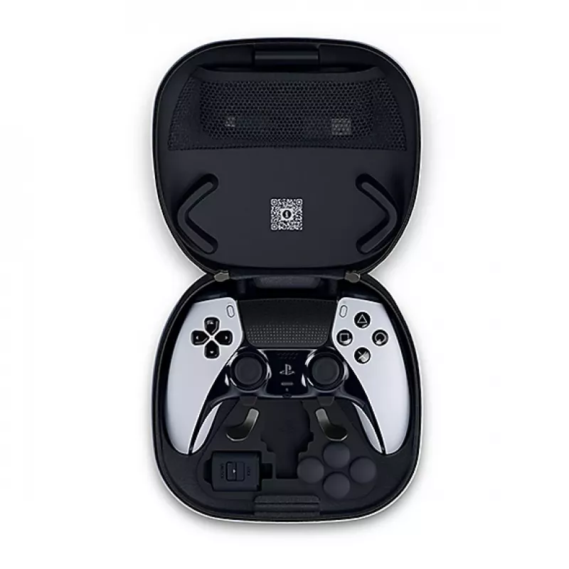 Gamepad Sony DualSense Edge pre PlayStation 5 — káblový & bezdrôtový (Bluetooth/USB), čierna/biela