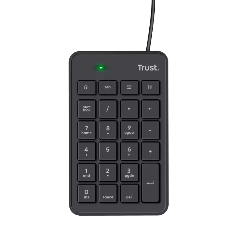 Trust 22221 numerická klávesnica laptop/PC USB čierna