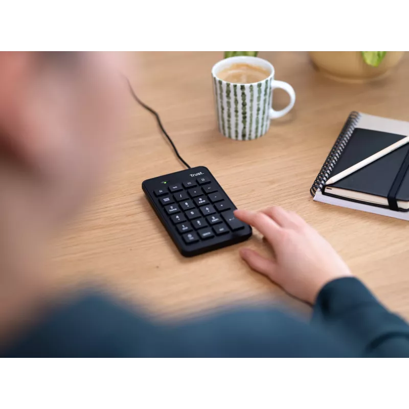 Trust 22221 numerická klávesnica laptop/PC USB čierna
