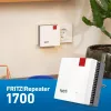 FRITZ! Mesh Set 1700 mesh systém Wi-Fi 7, 2 ks (2x FRITZ!Repeater 1700), dvojpásmový (2,4 GHz / 5 GHz), biela/sivá