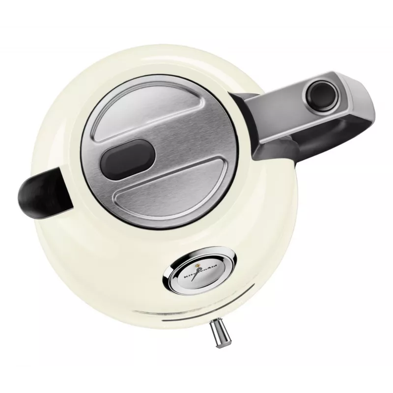 Rýchlovarná kanvica KITCHENAID 1,5 L 2400 W krémová, 7 nastavení teploty, nerezové telo
