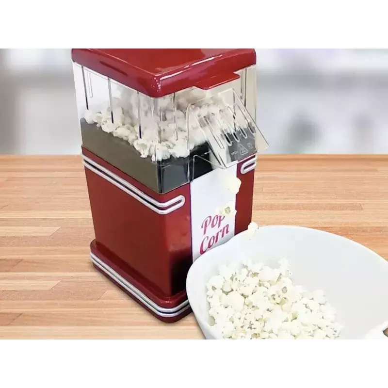 Prístroj na popcorn Beper 90.590Y červený biely 1200 W 3 min