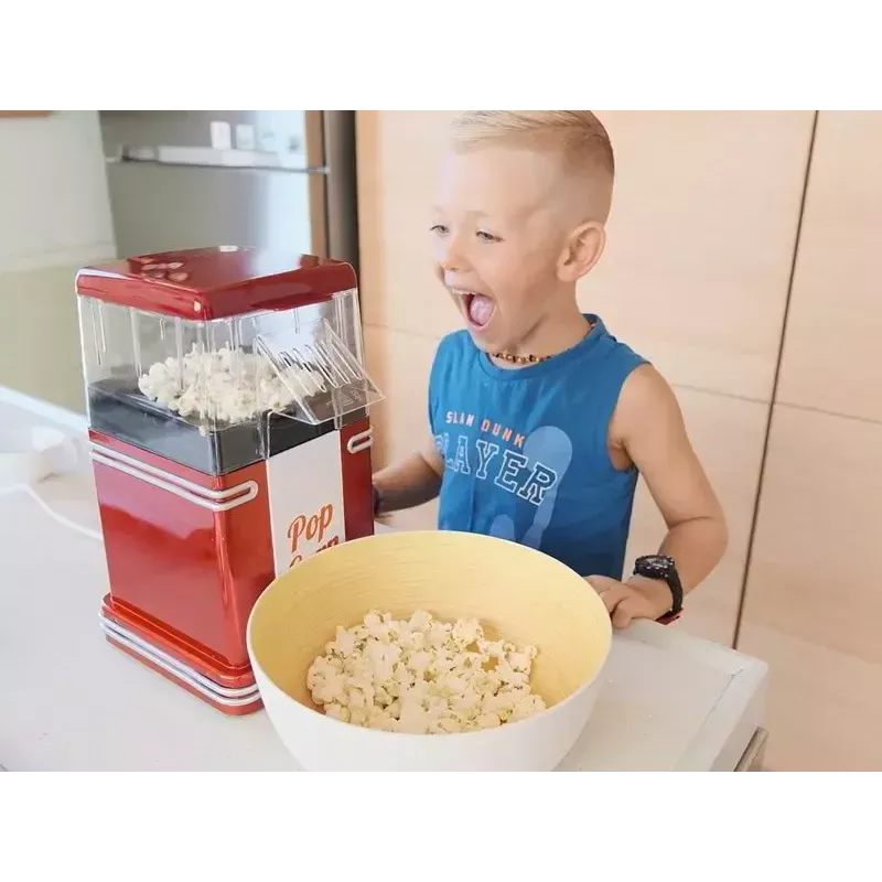 Prístroj na popcorn Beper 90.590Y červený biely 1200 W 3 min