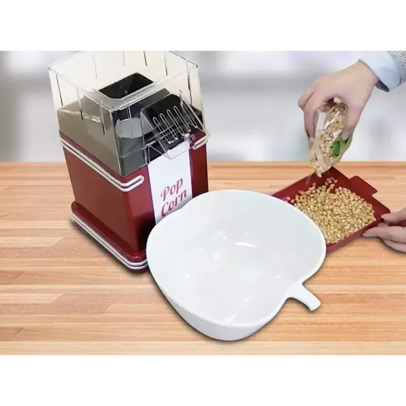 Prístroj na popcorn Beper 90.590Y červený biely 1200 W 3 min