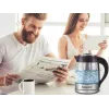 Elektrická rýchlovarná kanvica Beper 1,8 L 2200 W transparentná