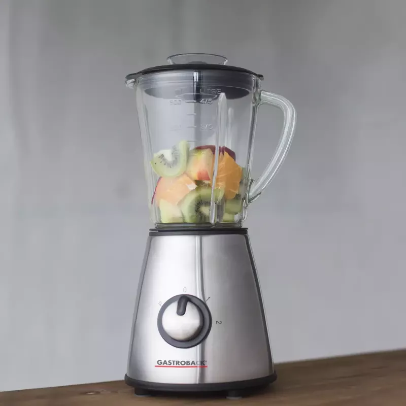 Stolový mixér Gastroback Design Mini čierna strieborná