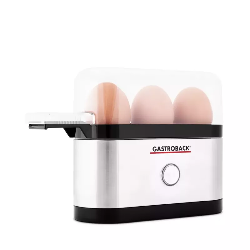 Varič vajec Gastroback Design Mini 3 vajcia 350 W čierna nerez