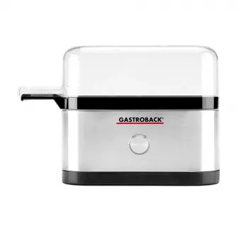 Varič vajec Gastroback Design Mini 3 vajcia 350 W čierna nerez
