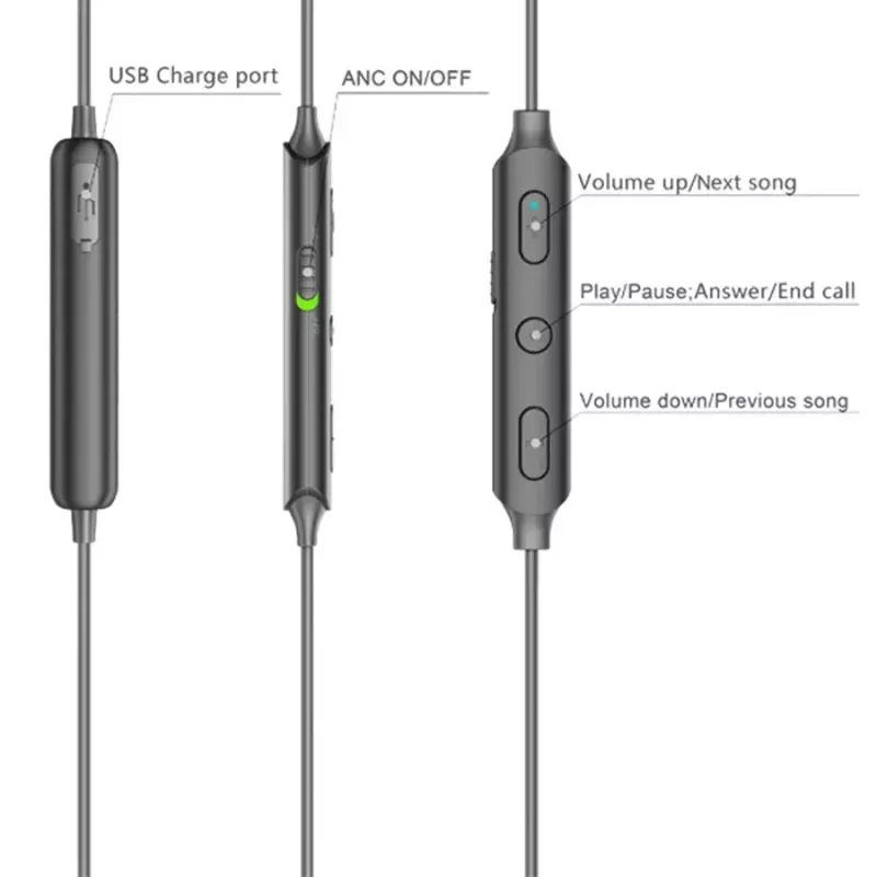 Headset Denver BEN-151 Wireless in-ear čierna