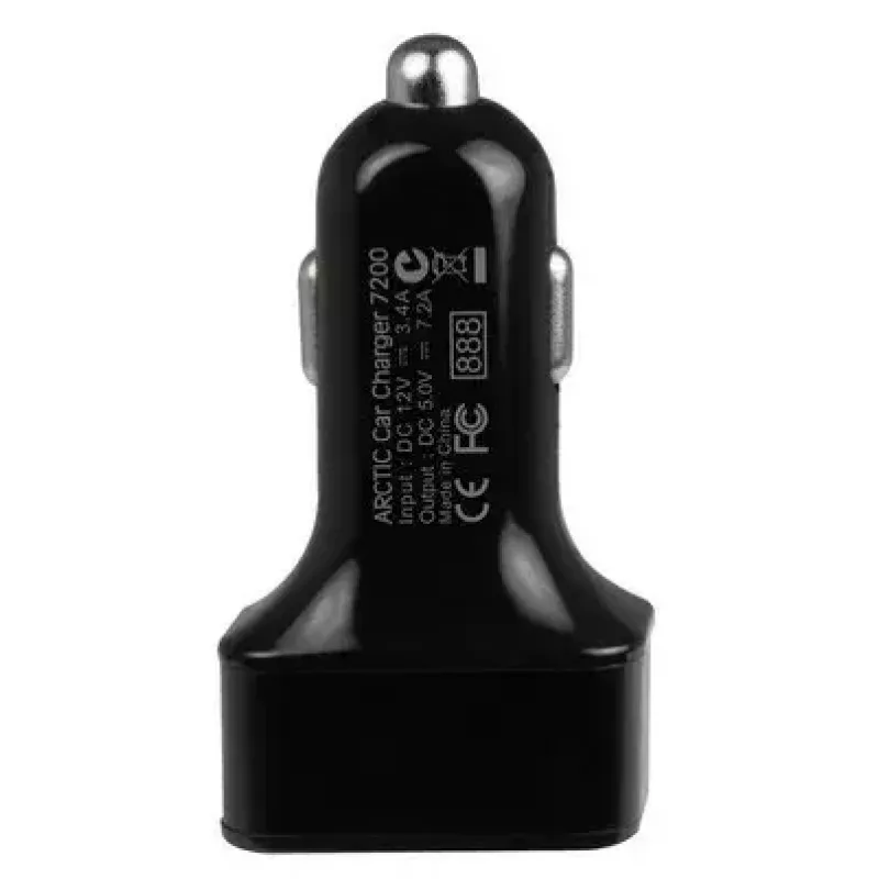 ARCTIC Car Charger 7200 – 3-portová USB nabíjačka do auta