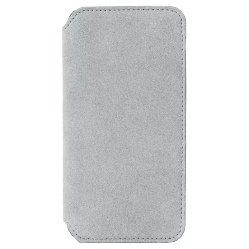 Puzdro s klopou Krusell Broby 4 Card SlimWallet pre iPhone X/XS sivé