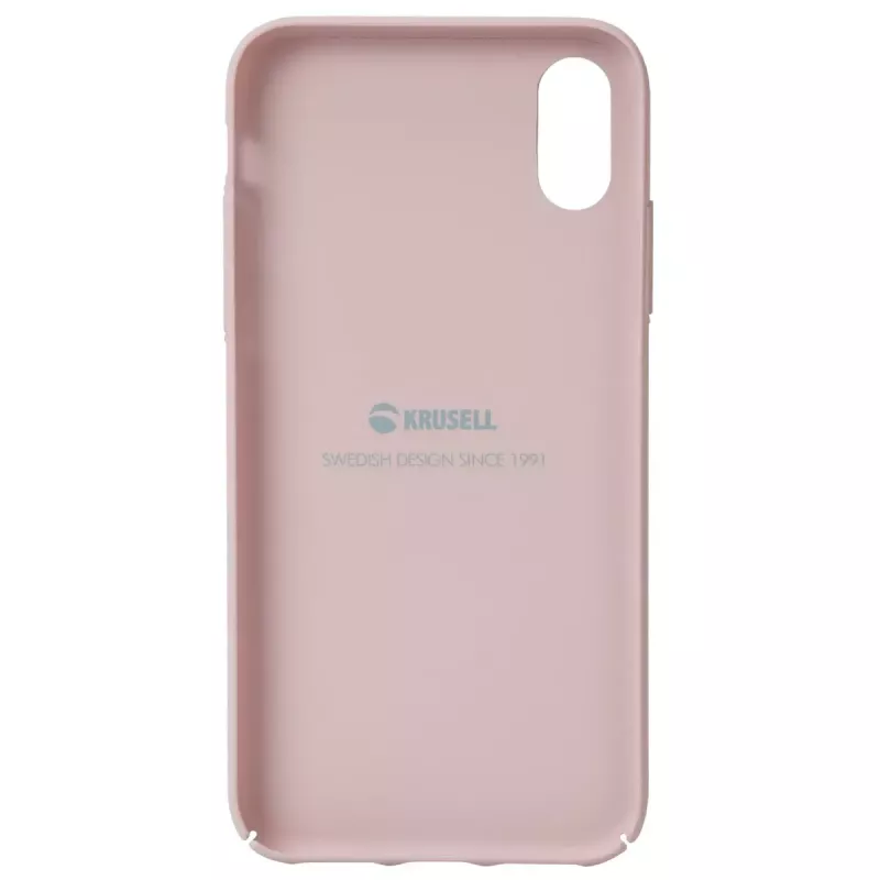 Puzdro Krusell iPhone X/XS ružové