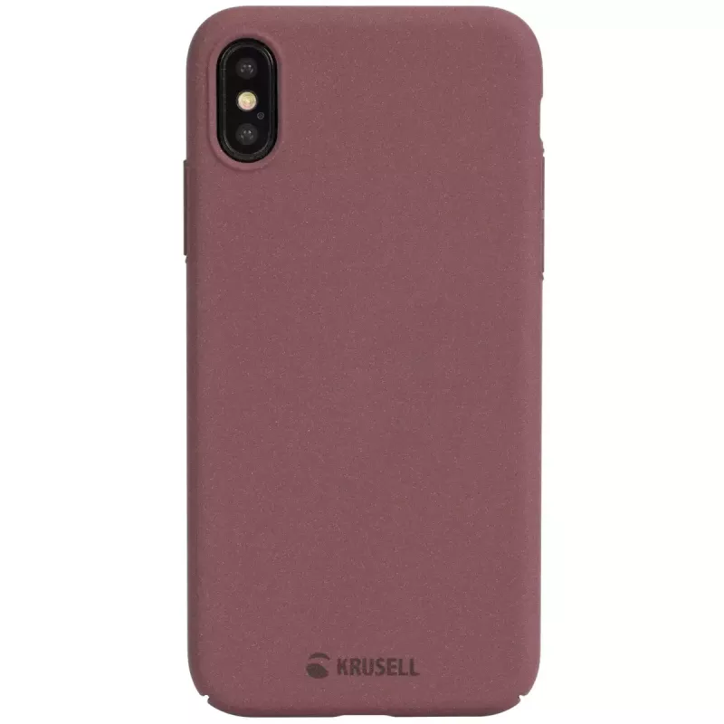 Puzdro s peňaženkou Krusell Sandby iPhone X/XS bordová