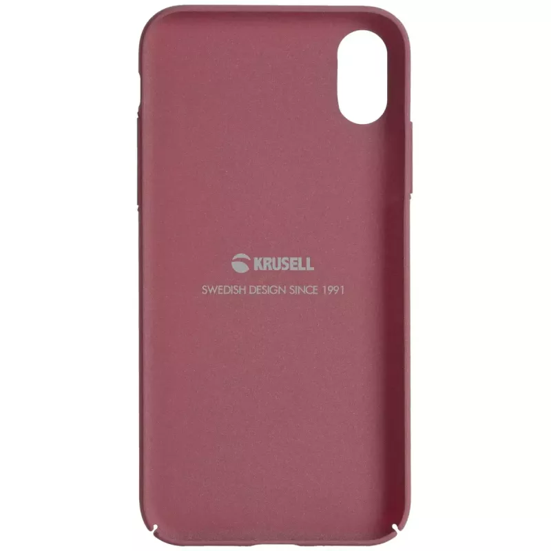 Puzdro s peňaženkou Krusell Sandby iPhone X/XS bordová