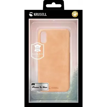 Puzdro Krusell Sunne iPhone XS Max 16,5 cm béžové