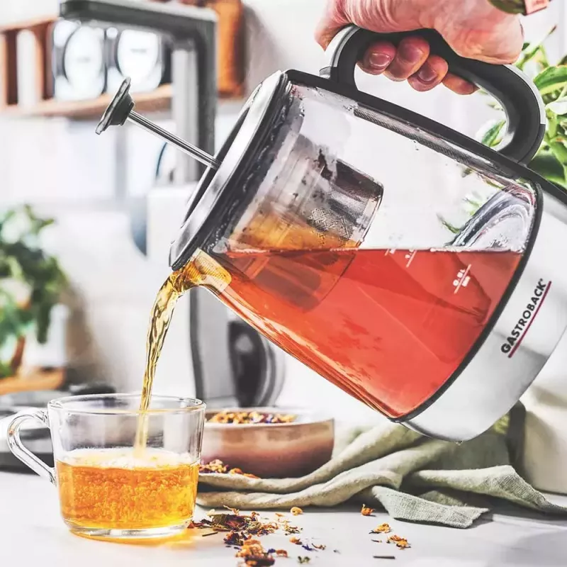 Elektrická kanvica Gastroback 1,5 l 2000 W nerez