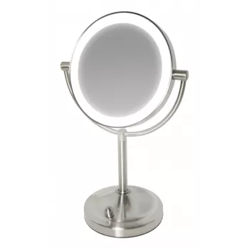 HoMedics MIR-8150-EU kozmetické zrkadlo stojace okrúhle nerezová oceľ