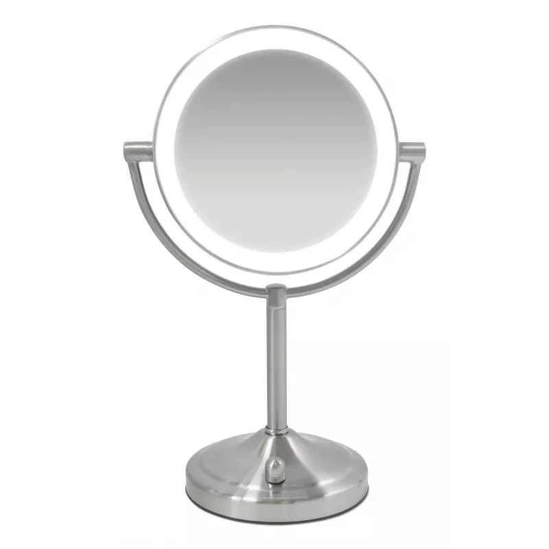 HoMedics MIR-8150-EU kozmetické zrkadlo stojace okrúhle nerezová oceľ