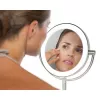 HoMedics MIR-8150-EU kozmetické zrkadlo stojace okrúhle nerezová oceľ