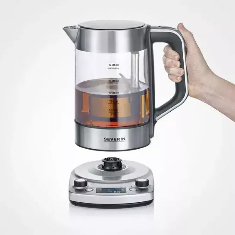 Elektrická kanvica Severin 1,7 l 3000 W nerezová oceľ