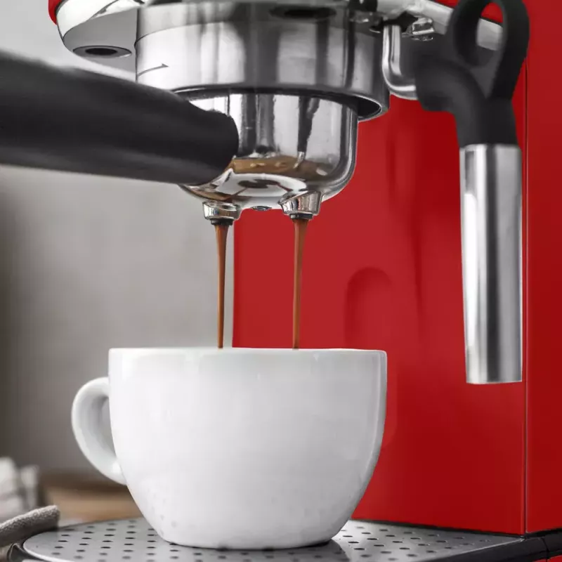 Espresso kávovar Gastroback Design Espresso Piccolo 1,5 L 1400 W červený
