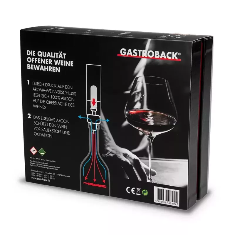 Gastroback 47102 Aroma Wine Preserver zariadenie na uchovanie otvoreného vína