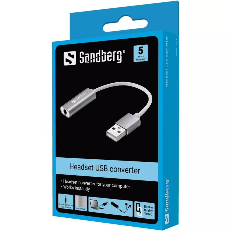 Headset USB konvertor Sandberg Sandberg Headset USB konvertor