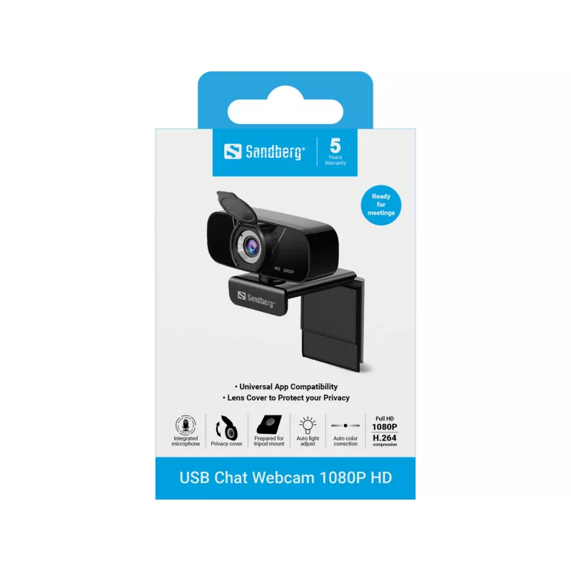 Webkamera Sandberg USB Chat Webcam 1080P HD