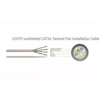 Sieťový kábel SBOX UTP-305 CAT5E RJ45 305 m modrý