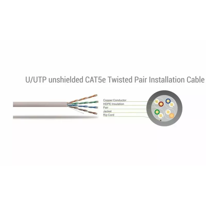 Sieťový kábel SBOX UTP-305 CAT5E RJ45 305 m modrý