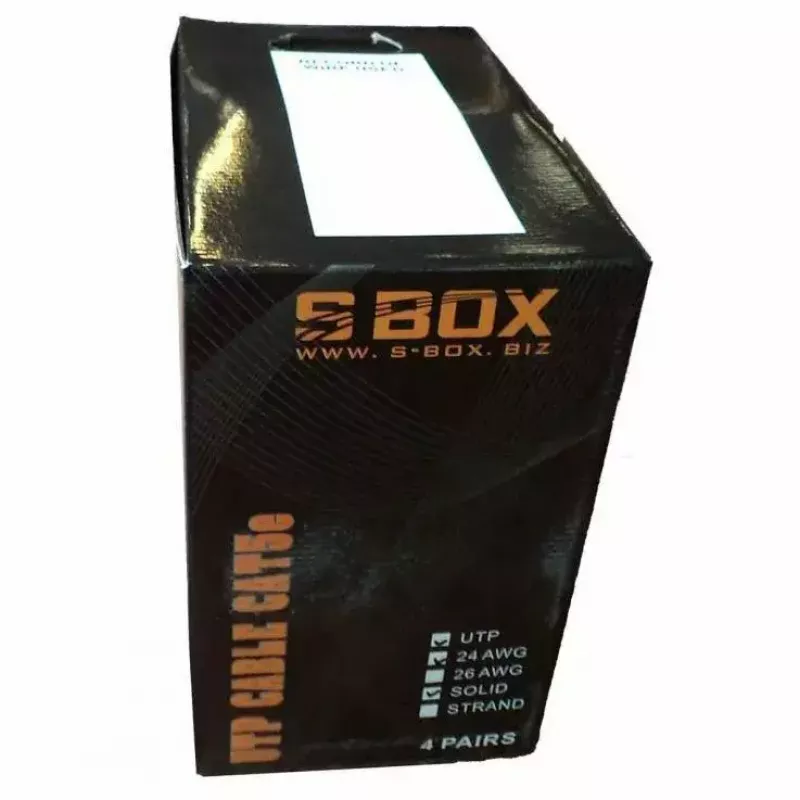 Sieťový kábel SBOX UTP-305 CAT5E RJ45 305 m modrý