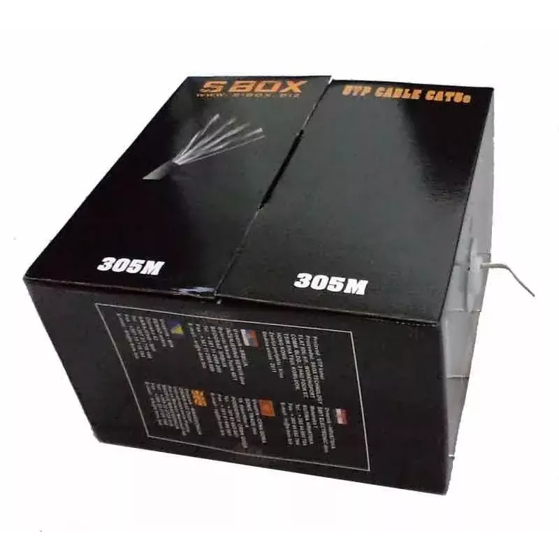 Sieťový kábel SBOX UTP-305 CAT5E RJ45 305 m modrý