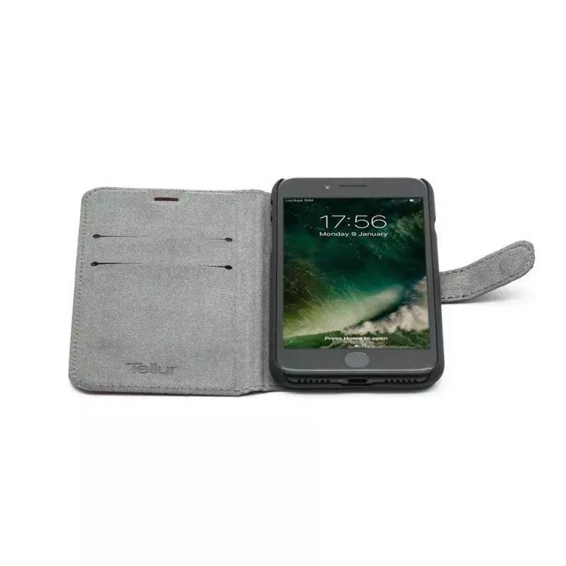 Folio puzdro Tellur TLL184031 pre iPhone 7 čierno červené