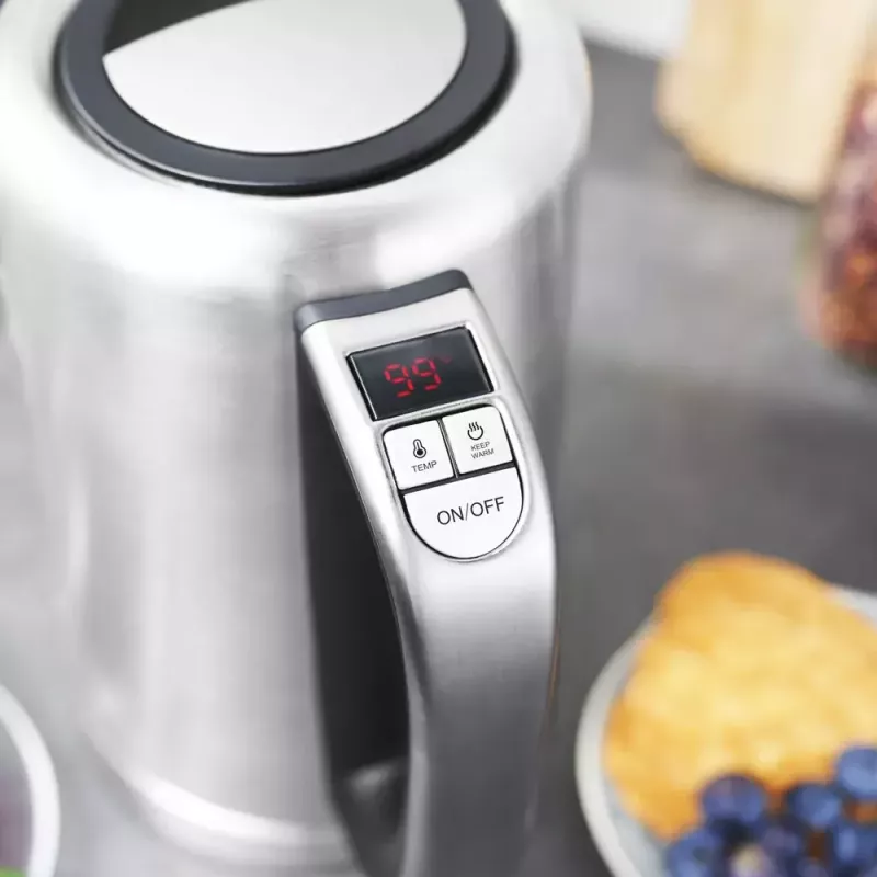 Elektrická kanvica Gastroback 1,7 L 3000 W čierna nerez