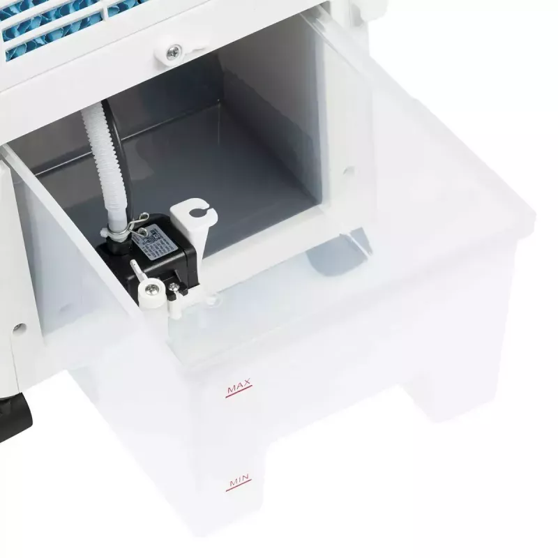 Domáci ventilátor bez lopatiek JATA JVAC2003 biely 230V AC