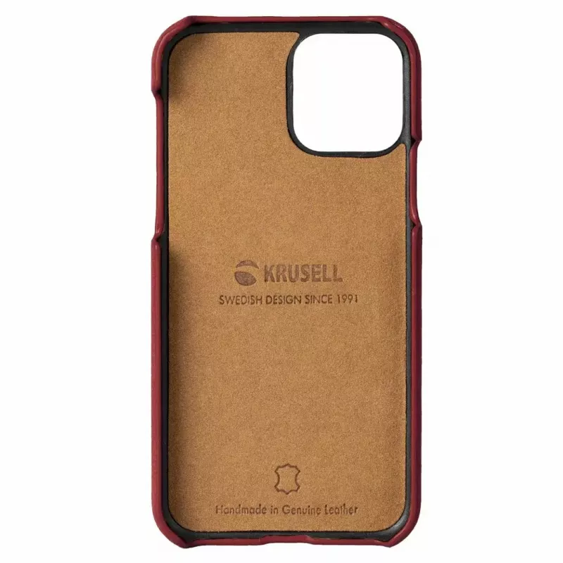 Puzdro na mobil Krusell Sunne pre Apple iPhone 11, vintage red