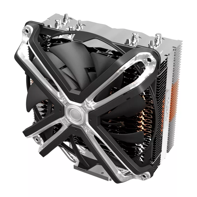 Zalman CNPS17X počítačový chladiaci systém procesorový chladič 14 cm čierny, sivý