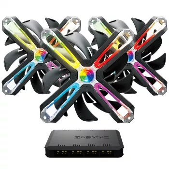 Zalman ZM-SF120A3 počítačový chladiaci systém ventilátor do počítačovej skrine 12 cm čierny