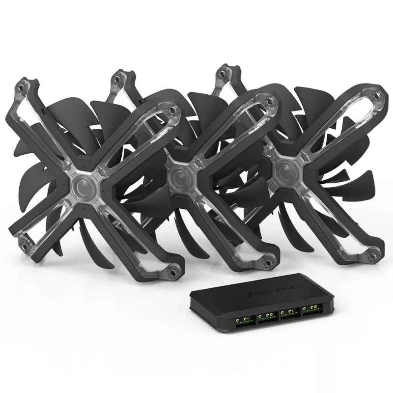 Zalman ZM-SF120A3 počítačový chladiaci systém ventilátor do počítačovej skrine 12 cm čierny