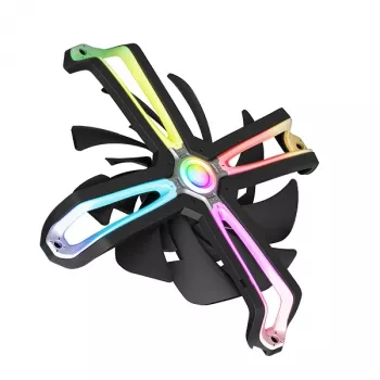 Zalman ZM-SF140 počítačový chladiaci systém ventilátor do počítačovej skrine 14 cm čierny 1 ks