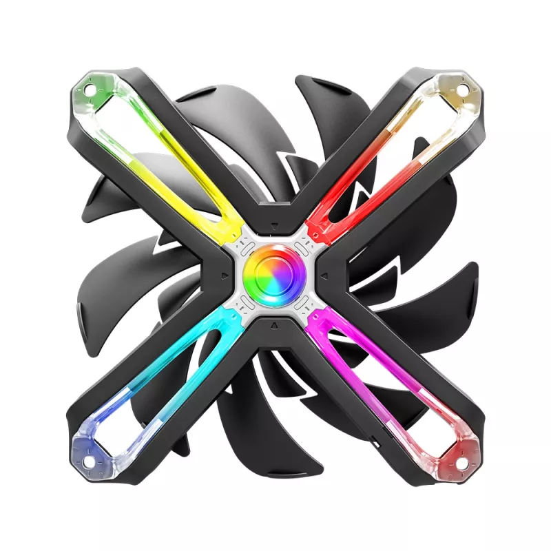 Zalman ZM-SF140 počítačový chladiaci systém ventilátor do počítačovej skrine 14 cm čierny 1 ks